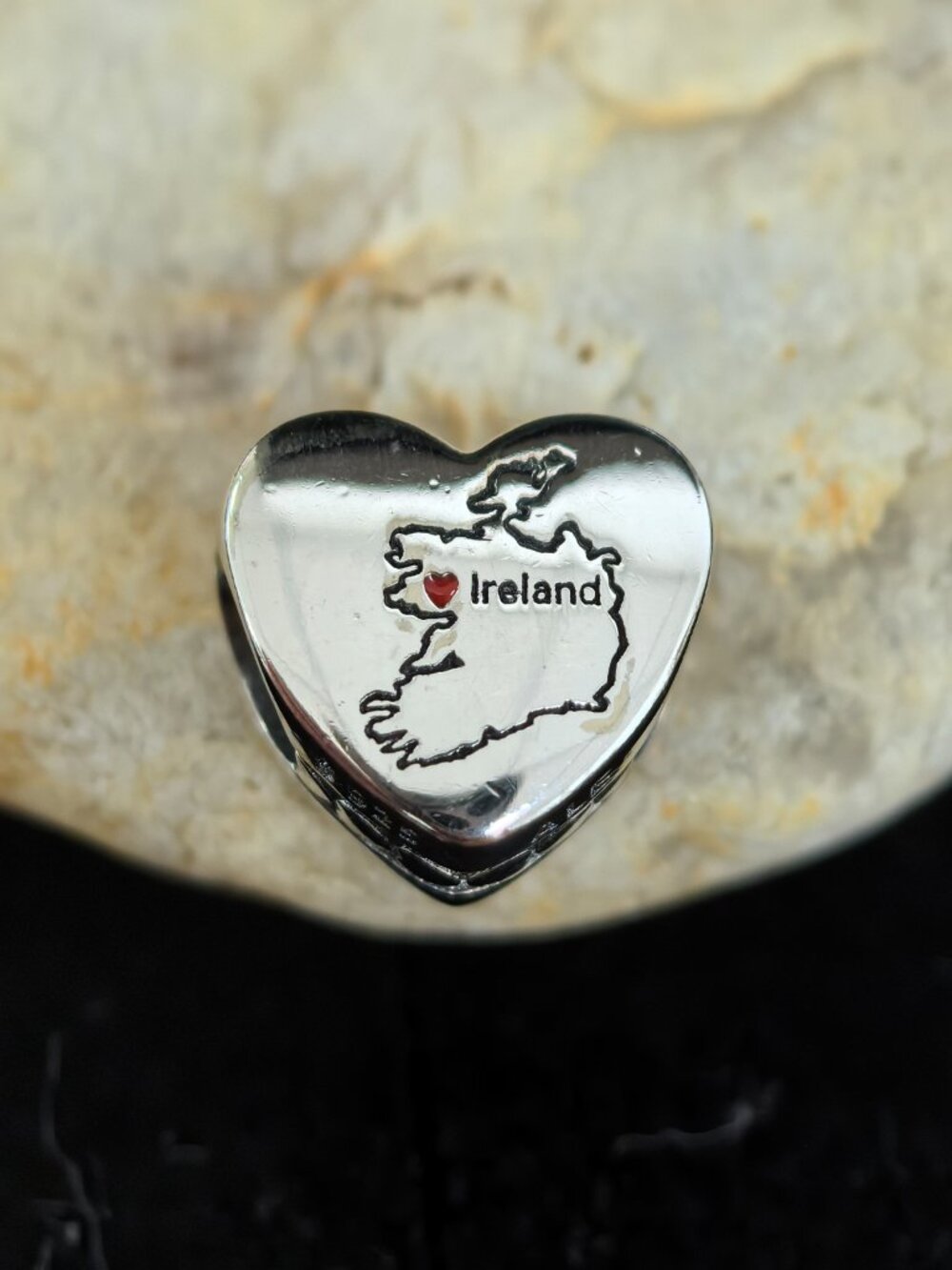 Pandora Ireland Exclusive Travel Heart Charm Pendant, S925 Silver Jewelry